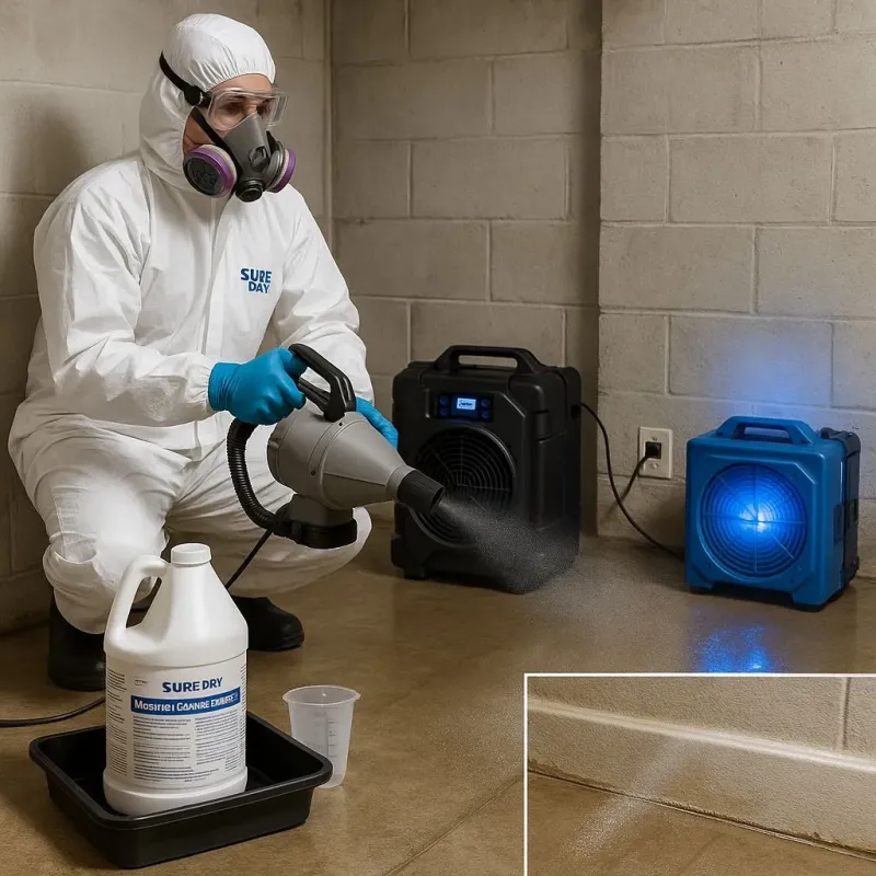 Sanitization and Odor Removal process in Union County, NC