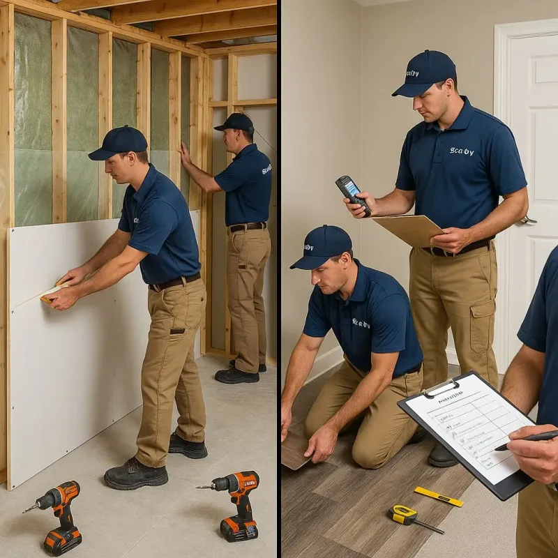Repairs and Reconstruction process in Union County, NC